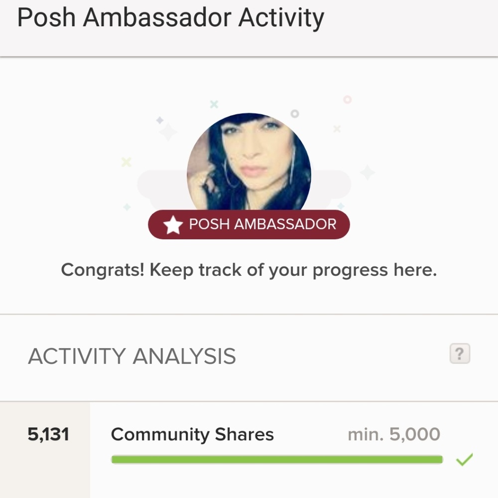 Thank You. Proud Posh Ambassador